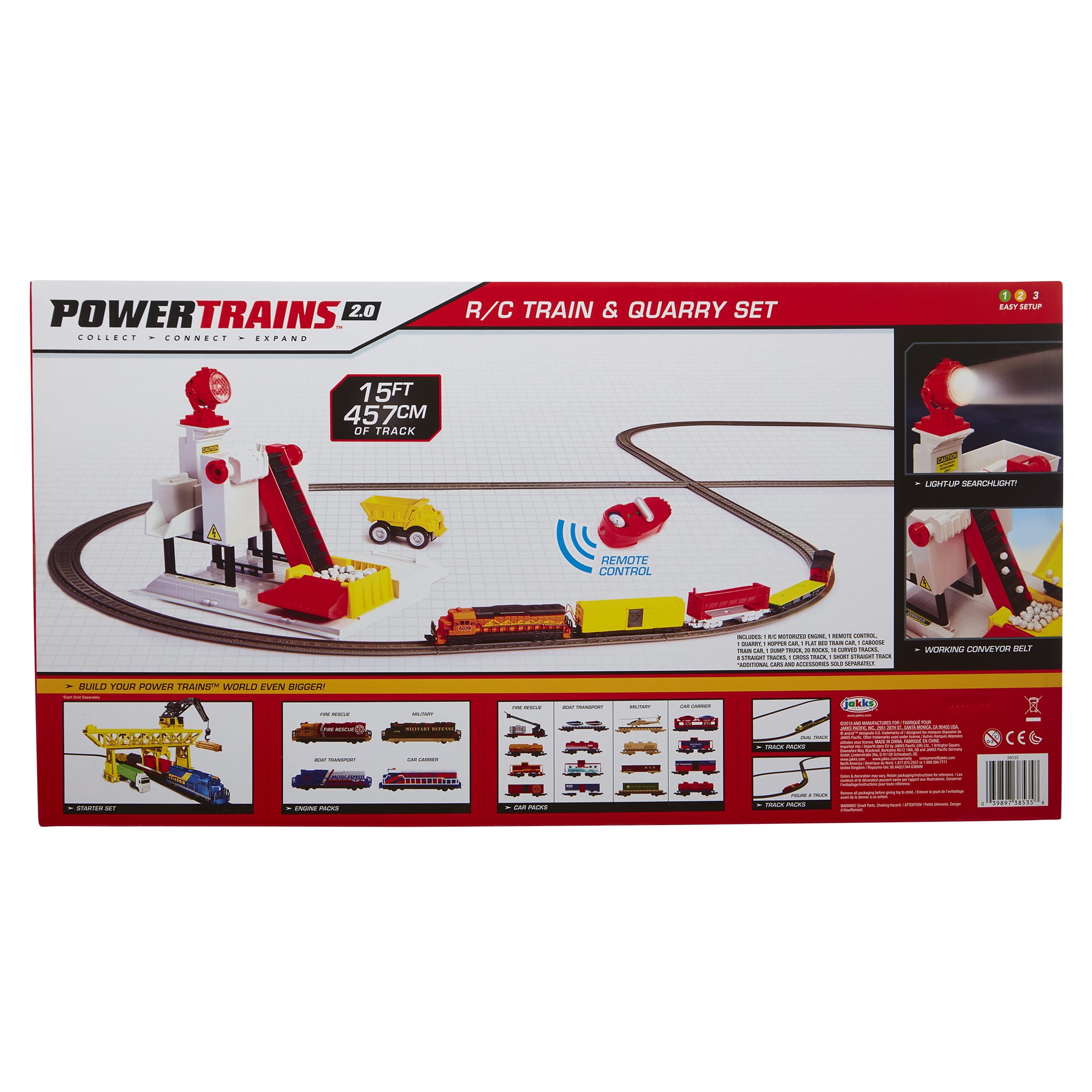 power trains quarry set