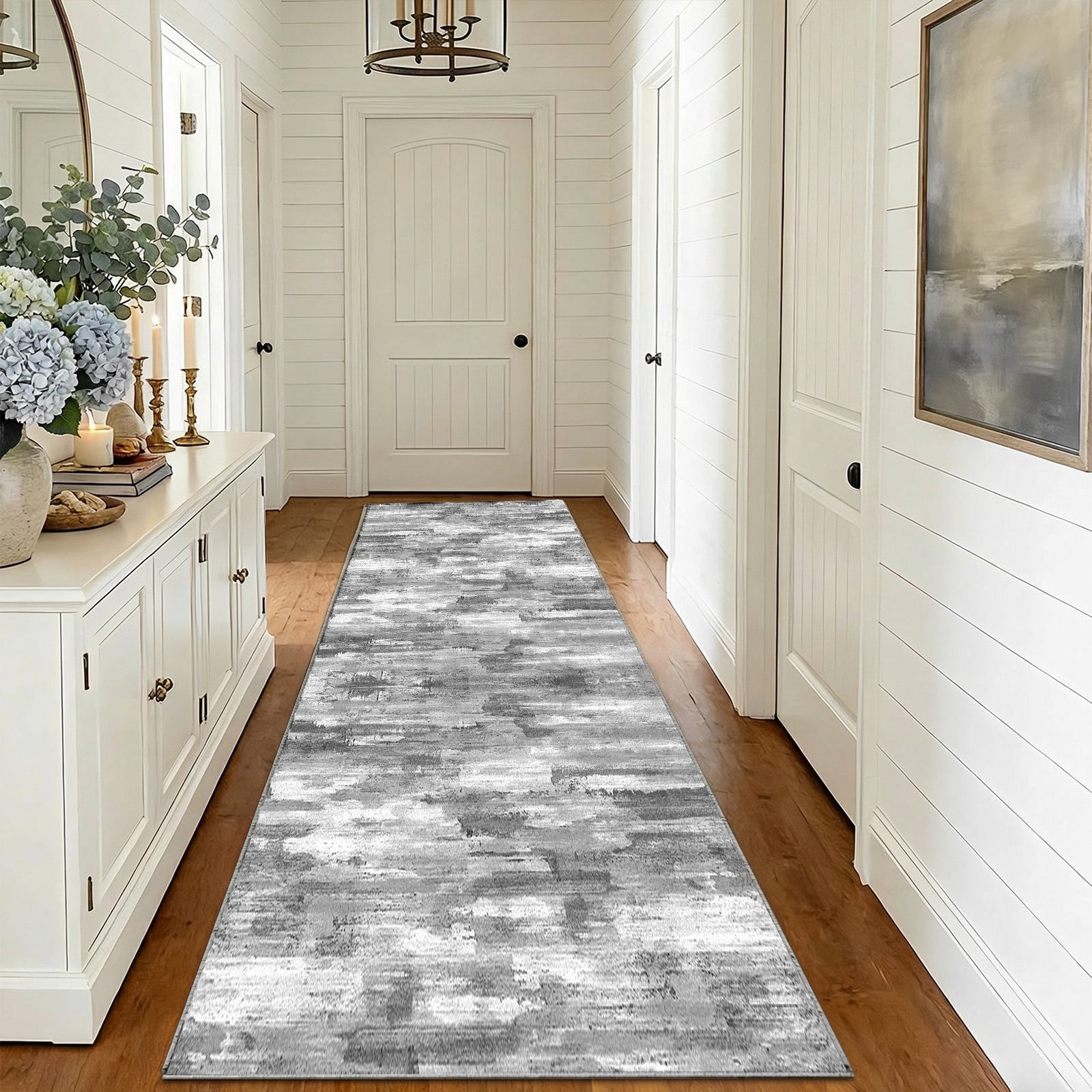 2'x10' Kitchen Runner Rug,Non-Slip Entryway Runner Laundry Rug,Boho Indoor Machine Washable Hallway Runner Rugs Throw Carpet for Living Room Bedroom Dining Room Hallway Kitchen