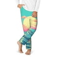 thumbnail image 2 of Hirioo Retro Palm Beach Sunset for Teenagers' Pajama Pants Womens Lounge Pants with Pockets Pj Bottoms Pants for Men-XS(5-6), 2 of 6