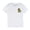 White, variant on Independence Day Girls Tops Solid Color Cartoon Baseball Print Short Sleeved Girls Undershirts,Black,6T