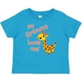 thumbnail image 3 of Inktastic My Gramma Loves Me- Cute Giraffe Boys or Girls Baby T-Shirt, 3 of 5