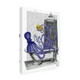 thumbnail image 2 of Trademark Fine Art 'Octopus In Bath' Canvas Art by Fab Funky, 2 of 3
