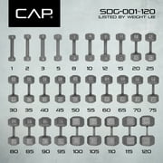 CAP Barbell 10lb Cast Iron Hex Dumbbell, Single
