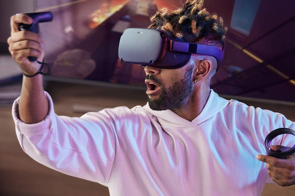 Oculus Quest All-in-one VR Gaming Headset – 128GB - Walmart.com