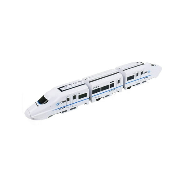 Hyknon Home Decor Universal Simulation High-speed Railroad Train Assembling Parent-child High-speed Train Children's Toy Car Home Decor