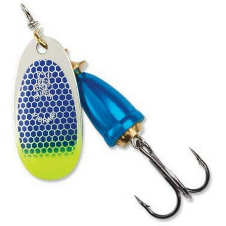 UPC: 0027752129742 | Blue Fox Classic Vibrax Tackle 04 3/8 Oz 04 Blue Scale Chartreuse Tip UV – 60-40-316IC