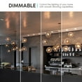 thumbnail image 2 of Luxrite G16.5 Edison Dimmable E12 LED Globe Light Bulbs, 4W=40W, 2700K Warm White, 400 Lumens 12-Pack, 2 of 7