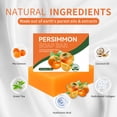 thumbnail image 7 of Persimmon Scented Shower Gel & Soap Value Set, Deodorizing Body Wash for Men & Women, 120ml x2 + 100g x2, 7 of 7