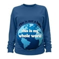 thumbnail image 3 of Hxshgdsn Womens Pregnancy Sweatshirts Long Sleeves Crew Neck Funny Tops With Graphic Printed Maternity Clothes Blue 2Xl, 3 of 6