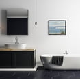thumbnail image 2 of Stupell Industries Heron Splashing Beach Waves Painting Jet Black Floating Framed Canvas Print Wall Art, Design by Sally Swatland, 2 of 6