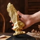 thumbnail image 4 of Estatua de Arte Zulema Figura decorativa de ángel dorado L, 4 of 8