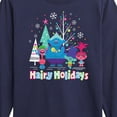 thumbnail image 3 of Trolls - Hairy Holidays Branch and Friends - Toddler & Youth Long Sleeve Graphic T-Shirt, 3 of 5