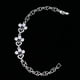 thumbnail image 5 of Chic Crystal Floral Charm Bracelet Wedding Party Prom Girls Jewelry 4, 5 of 9