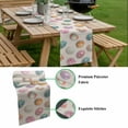 thumbnail image 5 of Colorful Eggs Easter Table Runner - 36 Inch Long, Kitchen Dining Table Runner Dresser Scarves, Elegant Pastoral Eggs Rustic Farmhouse Decor for Coffee Tables Wedding Party Banquet, 5 of 8