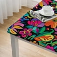 thumbnail image 5 of HAOXIT Rectangle Table Cloth Large Square Table Cover for Dining Kitchen Party 46*46, 5 of 8