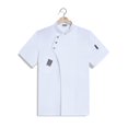 thumbnail image 1 of Catering Cooking White Shirt Restaurant Kitchen Chef T-shirt Baker Work Uniform Waiter Hotel Clothes Cook Jacket Cafe Overalls FWZ, 1 of 7