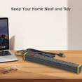 thumbnail image 3 of PrimeCables Barre d'Alimentation PDU 1U à 6 Prises avec Boîtier en Alliage d'Aluminium, Certifiée ETL, 1,8 m, Noir, 3 of 6