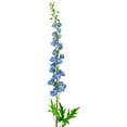 thumbnail image 3 of Northlight Real Touch™ Blue Delphinium Artificial Floral Stems, Set of 6 - 40", 3 of 9