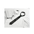 thumbnail image 5 of INSPIRE CHIC Men's Solid Color Formal Casual Party Wedding Self Tied Neckties Black, 5 of 5