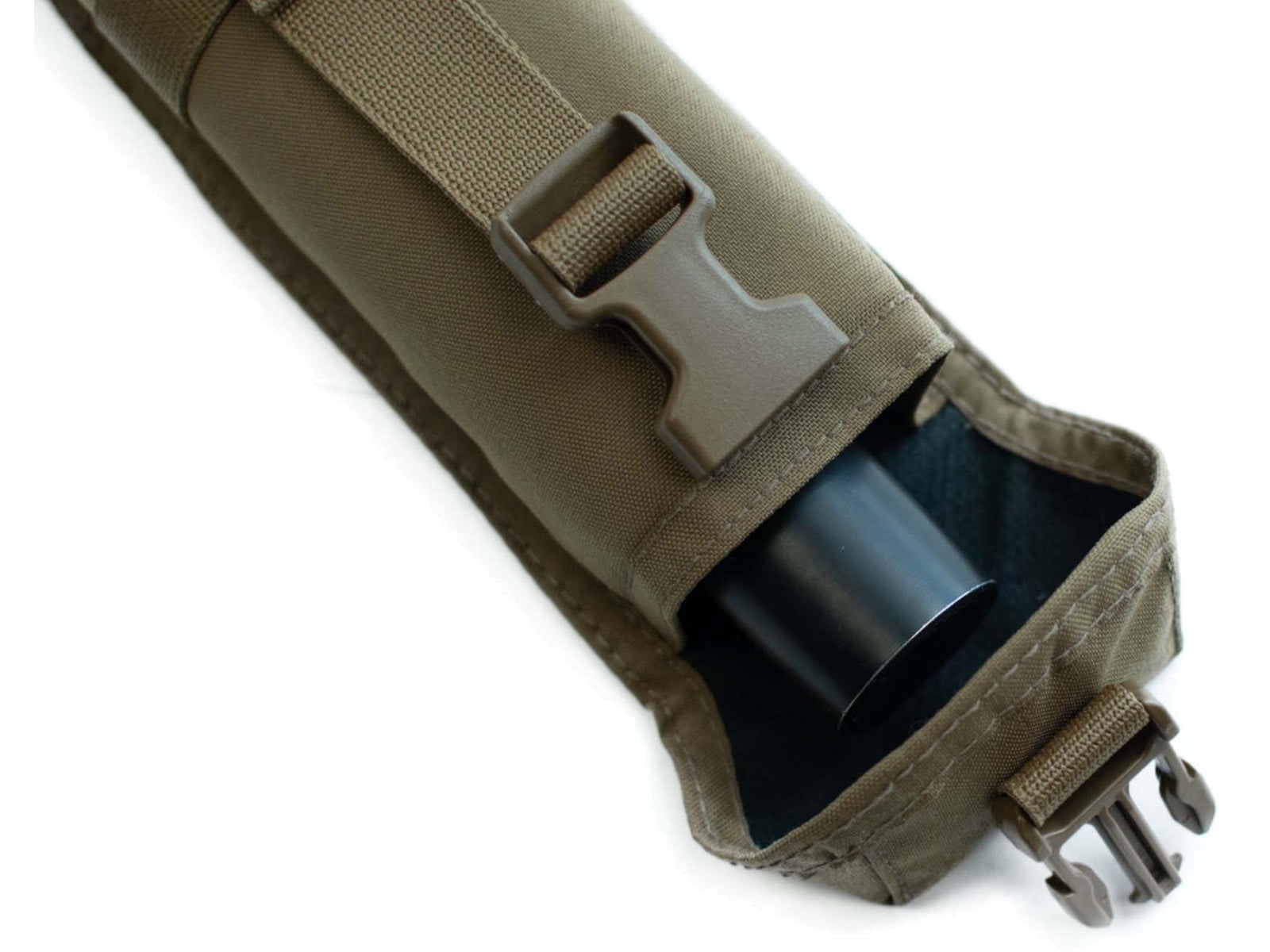 Burn Proof Gear Suppressor Pouch, Coyote Brown, 10in