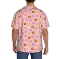 thumbnail image 3 of Naloa Donuts Men's Loose Fit Cuban Collar Short-Sleeve Shirt, Hawaiian Shirts, Mens Shirts Casual for Everyday Wear Outings-X-Large, 3 of 5