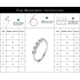 thumbnail image 2 of Engagement Rings,5pcs 3mm moissanite 925 Sterling Silver,Womens Rings Jewelry,Promise Rings, 2 of 9
