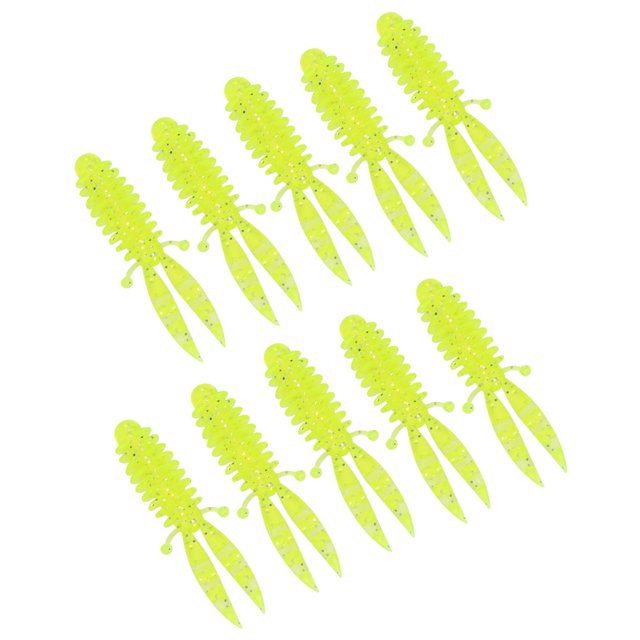 Cebo blando, 20 piezas Larva artificial Señuelos de gusano artificiales Señuelos de pesca Funcionalidad inteligente