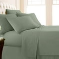thumbnail image 2 of Southshore Fine Living, Inc. Premium Collection, 6-Piece, Deep Pocket Sheet Set, Easy Care, Shrinkage Free Sheet Set with 1 Flat Sheet, 1 Fitted Sheet, 4 Pillowcases, Dark Green, Queen Queen Dark Green, 2 of 3