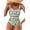 Green Flowers, variant on Women'S Bikini Sets Floral Print Whip 2 Piece Swimsuits High Waisted Scoop Bathing Suits Black XL