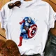thumbnail image 3 of Camiseta de algodón para niños de Marvel, Disney Plus, Harajuku, dibujos animados de Hulk, moda de verano para niño, ropa de bebé, camiseta informal de manga corta súper genial, 3 of 5