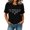 Black, variant on ManxiVoo Funny Husband Wife Quote Short Sleeve T Shirt Its Almost As Hot As My Husband Tee for Women Casual Everyday Humor Style