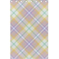 thumbnail image 3 of Coolnut Window Curtain Panels Easter Colors Tartan Plaid Grommet Top Room Darkening Thermal Insulated Blackout Window Treatment Drapes 2 Panels W55 x L84 In, 3 of 5