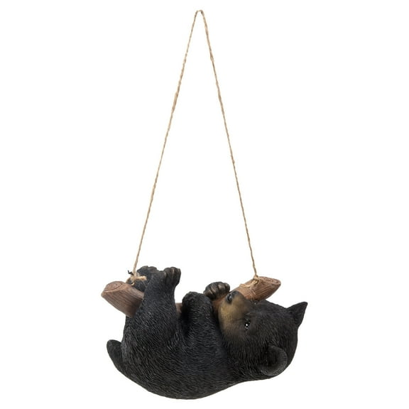 Hanging Black Bear Lying Branch