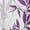 Purple, variant on InterDesign Leaves Fabric Shower Curtain, Standard 72" x 72", Green
