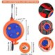 thumbnail image 2 of Tendedero retráctil, 8 m, tendedero portátil para acampar, antideslizante y resistente al viento, tendedero para exteriores con lazo para colgar, viajes de vacaciones al aire libre (10 bucles fijos, 20 clips y bolsas de almacenamiento en colores aleatorios) oso de fresa Electrónica, 2 of 5