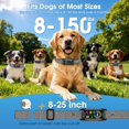 thumbnail image 4 of Rechargeable Dog Bark Collar – Smart, IP67 Waterproof, 8 Sensitivity Levels, Beep, Vibration & Shock for Small, Medium, Large Dogs, 4 of 6