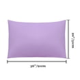 thumbnail image 6 of PiccoCasa Microfiber Pillowcases Set of 2 Pillowcases King Violet 20"x36", 6 of 7