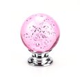 thumbnail image 1 of Yeacher Poignée de Porte Bouton Poignées de Tiroir Poignée de Meuble Base en Verre Cristal Aluminium 30 mm Poignée de Porte d'Armoire Quincaillerie d'Armoire, 1 of 8