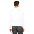 thumbnail image 2 of Bella Canvas 3719 Unisex Poly-Cotton Fleece Pullover Hoodie, M, White, 2 of 3
