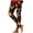 Black, variant on High Waist Thanksgiving Print Leggings Soft Stretchy Workout Yoga Pants Comfortable Design For Women Casual Wear And Fitness Activities