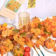 thumbnail image 2 of Hanging Vines 5.7Ft 36Leaves Artificial Fall Maple Leaves Autumn Thanksgiving Decor for Home Fireplace Party Halloween Festival, 2 of 5