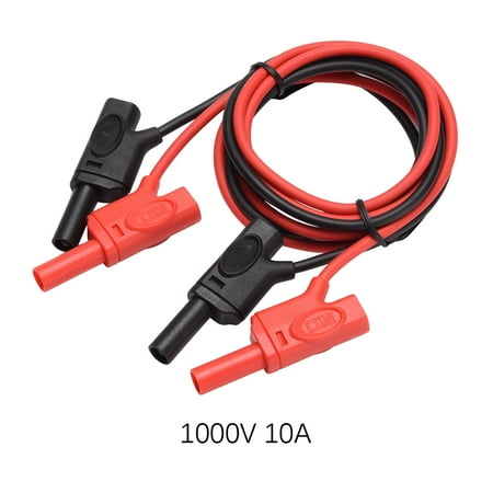 Digital Multimeter Cat - 1 Pair 3.6 ft 1000V CAT III 10A Banana Digital Multimeter Test Leads Cord