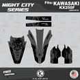 thumbnail image 4 of Kalair GFX Graphics Kit for Kawasaki KX 250F (2009-2012) Night-city Series, 4 of 5