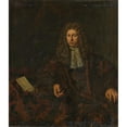 thumbnail image 3 of Michiel Van Musscher 20x23 Black Modern Framed Museum Art Print Titled - Portrait of Nicolaes Witsen (1641-1717) (1688), 3 of 5