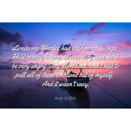 Andy Griffith Famous Quotes Laminated Poster Print 24x20