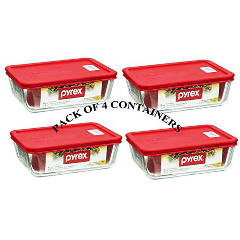 Save on Pyrex Glassware Storage 6 Cup with Red Lid 6 Cup Order Online  Delivery