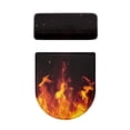 thumbnail image 5 of HELLHERO Flame Pattern Elastic Fabric Toilet Cover & Dust-Proof Toilet Lid Cover & Adjustable for Gift Elastic Bottom, 5 of 8