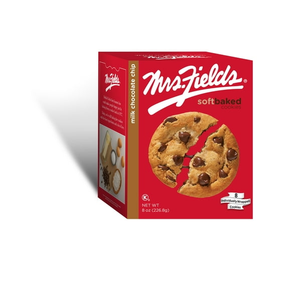 Mrs. Fields Milk Chocolate Chip Cookies, 8oz / 12ct