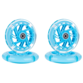 thumbnail image 1 of 2Pair 120mm Children Scooter LED Lights Flashing Wheels with Bearings Front/Rear LED Flashing Scooter Wheels,Blue, 1 of 7