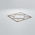 thumbnail image 4 of Ekena Millwork 15 3/8"W x 15 3/8"H x 1/4"T Medium Hudson Decorative Fretwork Wood Wall Panels, Hickory, 4 of 18